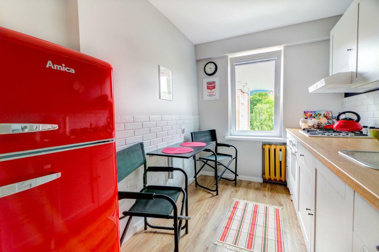 Apartament Halinka Salon, Sypialnia, Kuchnia, Balkon Powierzchnia 50M Krynica-Zdrój Kültér fotó